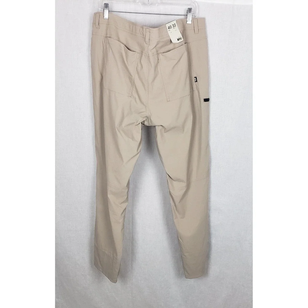REI‎ Co Op Mens 40x32L Tan Lightweight Trail Ready Outdoor Pants UPF 50 Gorpcore